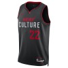 Muške NBA Dres Miami Heat Jimmy Butler Nike 2023-24 City Edition Crno Swingman